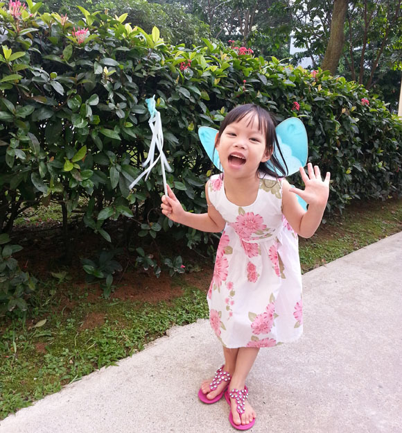 drama girl in costume